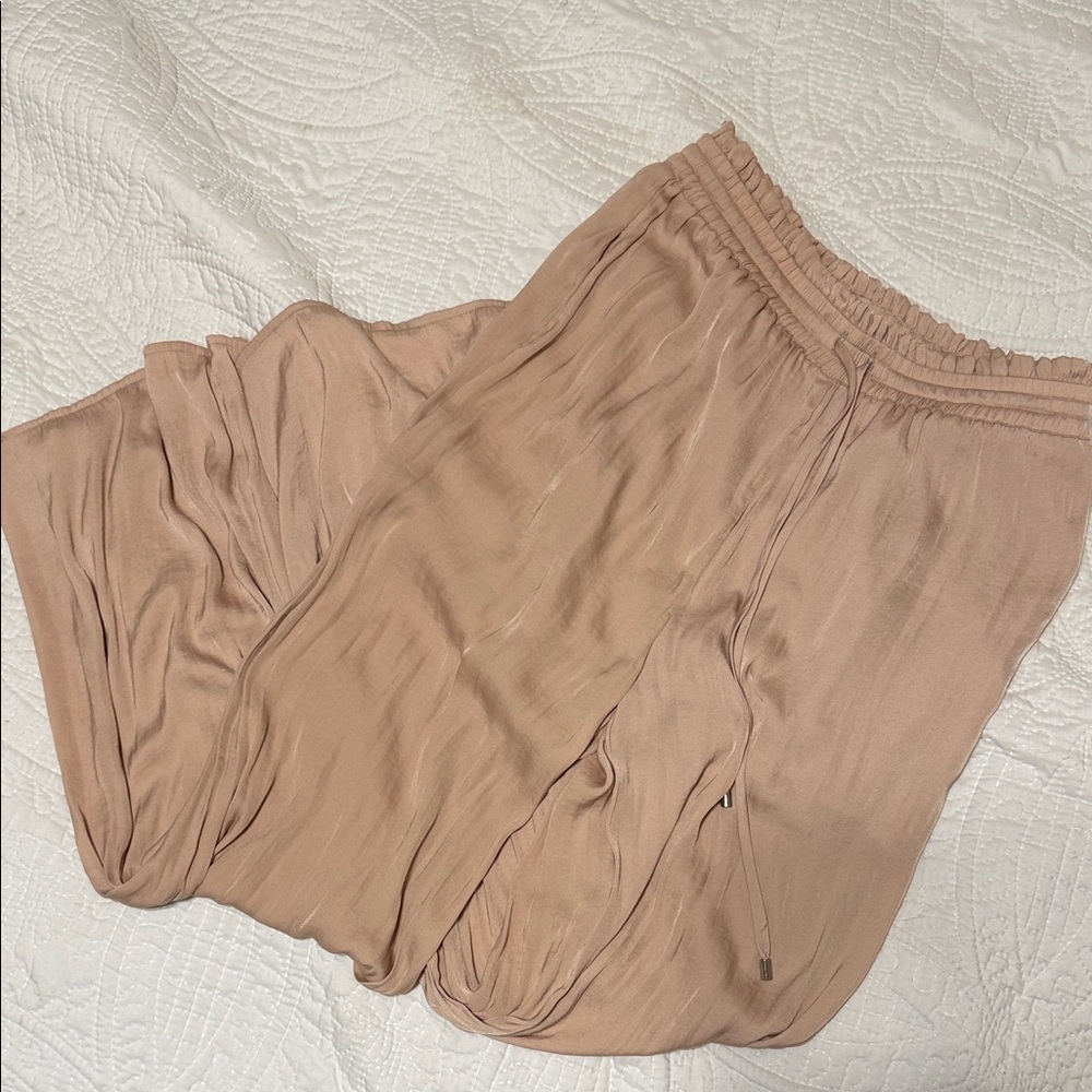 Naked Zebra Taupe Wide Leg Pants